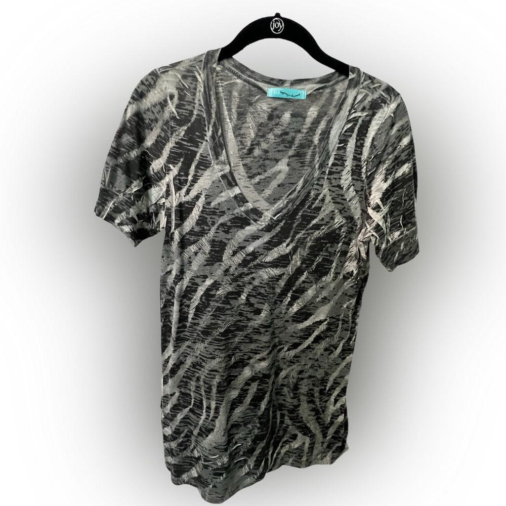 Black and White Zebra Top